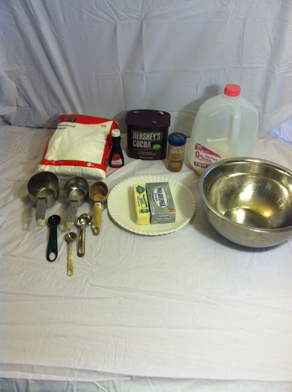 To begin, you'll need to gather all of the needed ingredients.