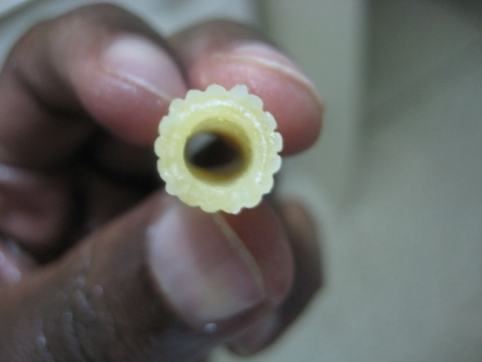 To check doneness, break/bite one and check to see the white ring and the larger it is the more you need to cook. This is what you want to see and for aldent\u00e9 the ring should be slightly larger.