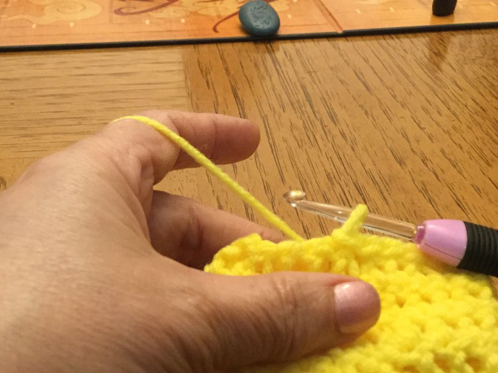 To create a hen go through top of DC on both sides of chick and SC. To create a rooster go to step 40.