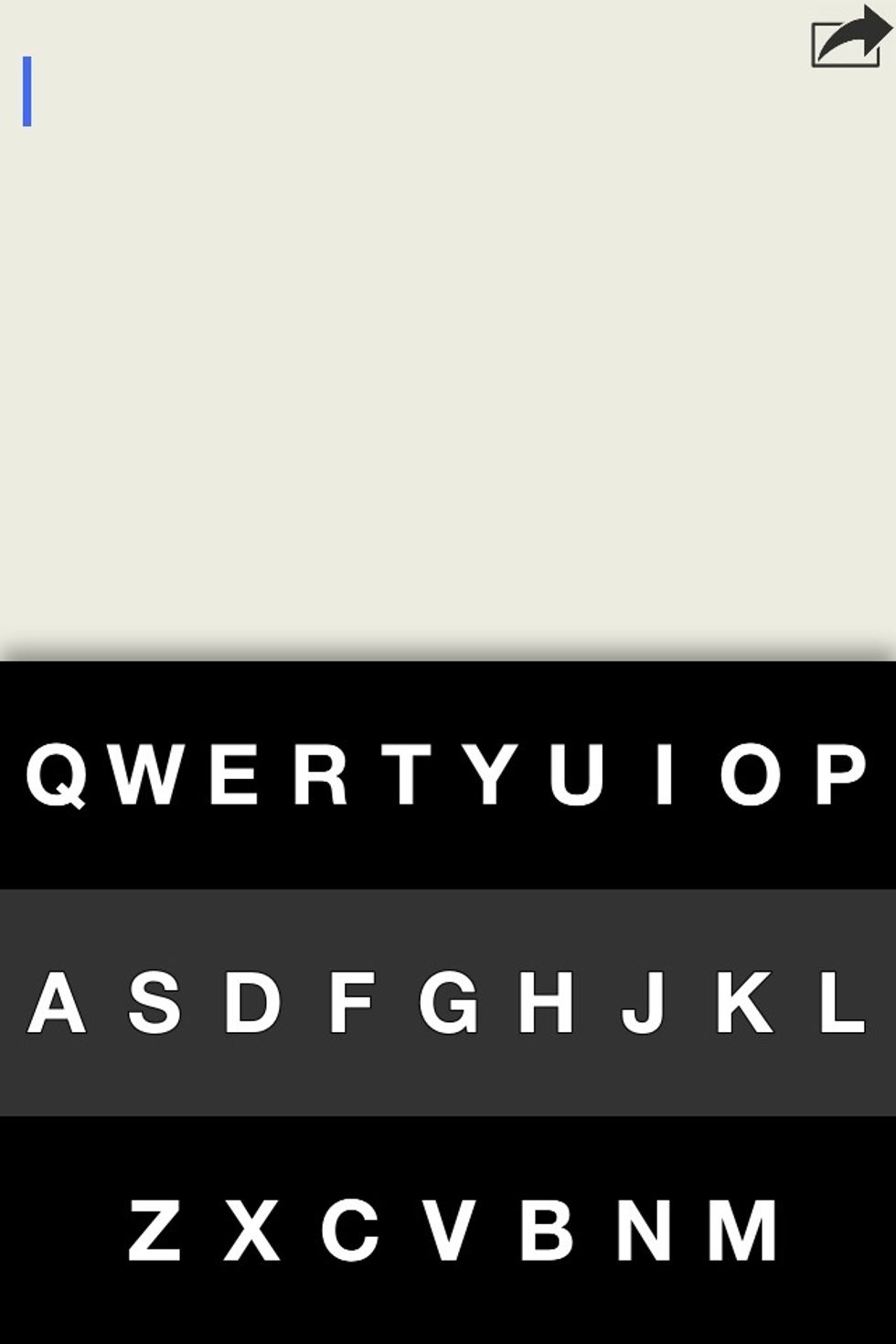 To delete just left swipe. But keep in mind this does not delete one letter at a time. One left swipe deletes the entire last word you typed.