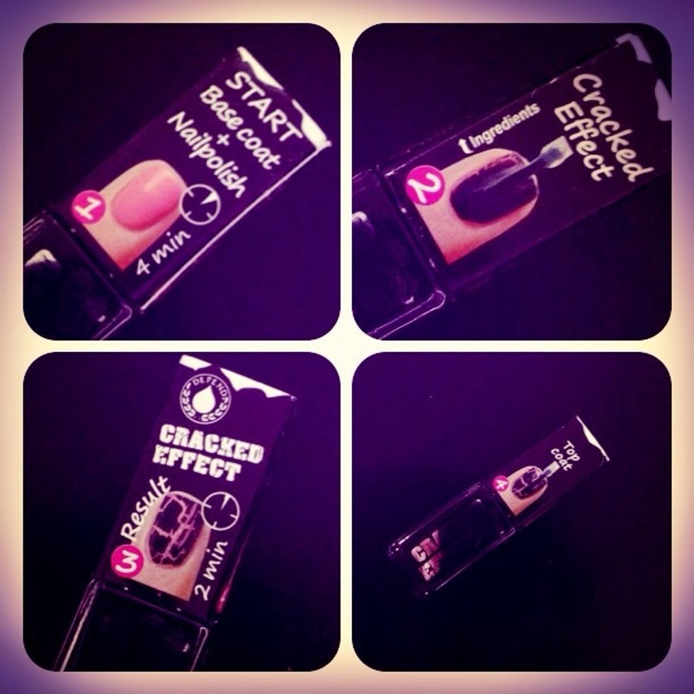 To do a little extra you can put some glitter on or some stones or even take a 'cracked effect' nail polish and put on some spots of your nails :)