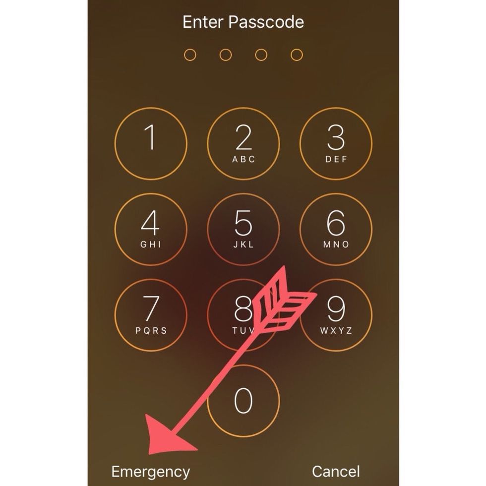 To double-check that it worked, lock your phone and then swipe right. In the bottom left corner, select 'Emergency.'