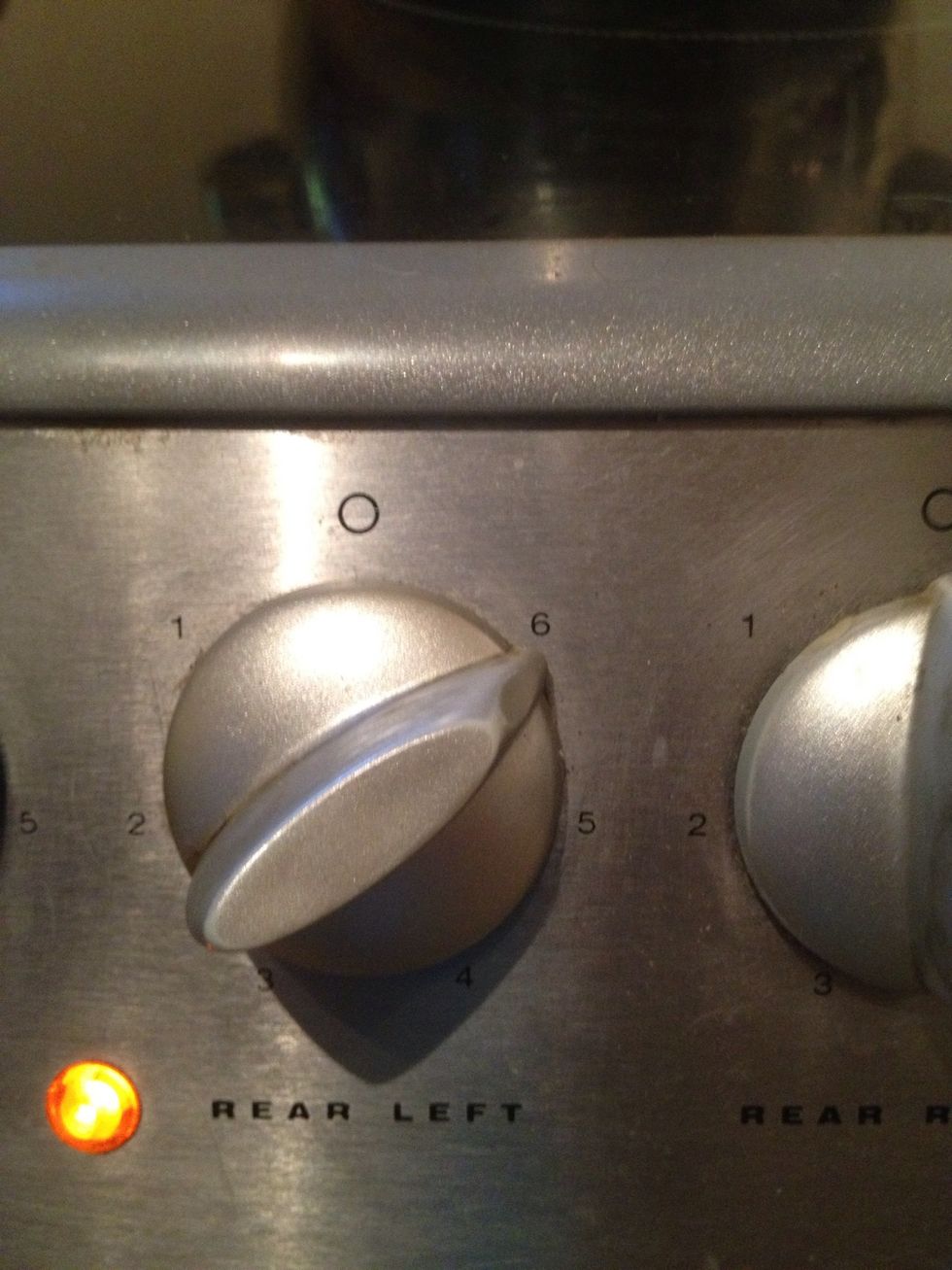 To gas mark 6 - let's start cooking