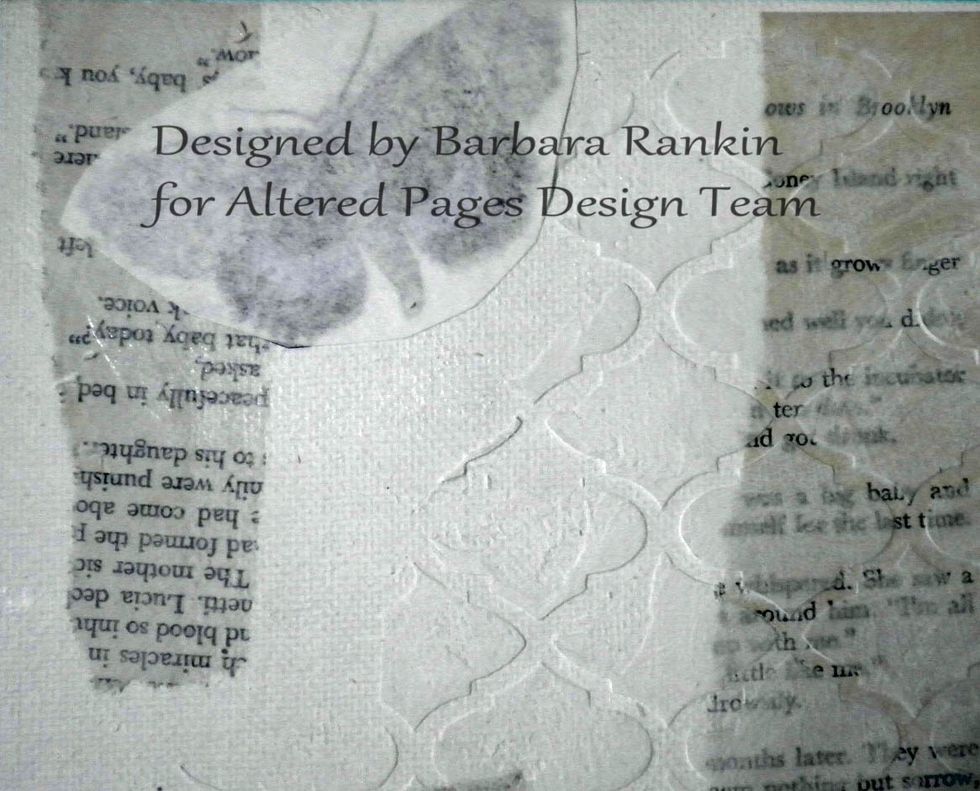 To get some color layers on the board, I printed some images from the A Little of This and That and Klein Postcards collage sheets onto inexpensive copy paper.