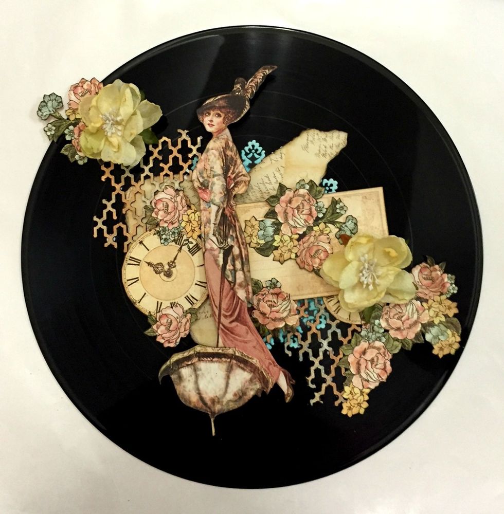 To give more texture add two Petaloo flowers from Botanica Collection.. don't be afraid to overlap on top of the other layers!