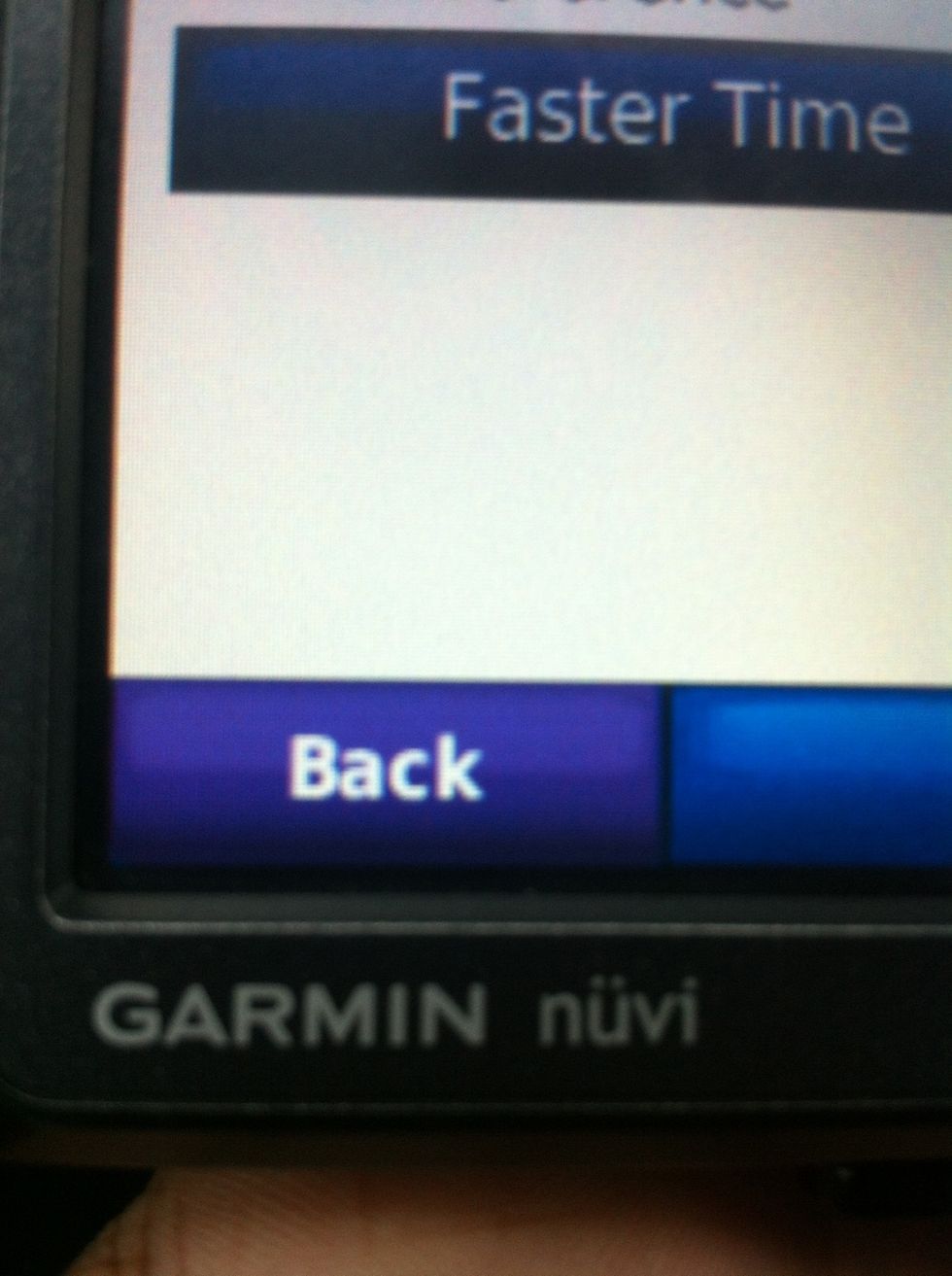 To go to the main menu click repeatedly on back button