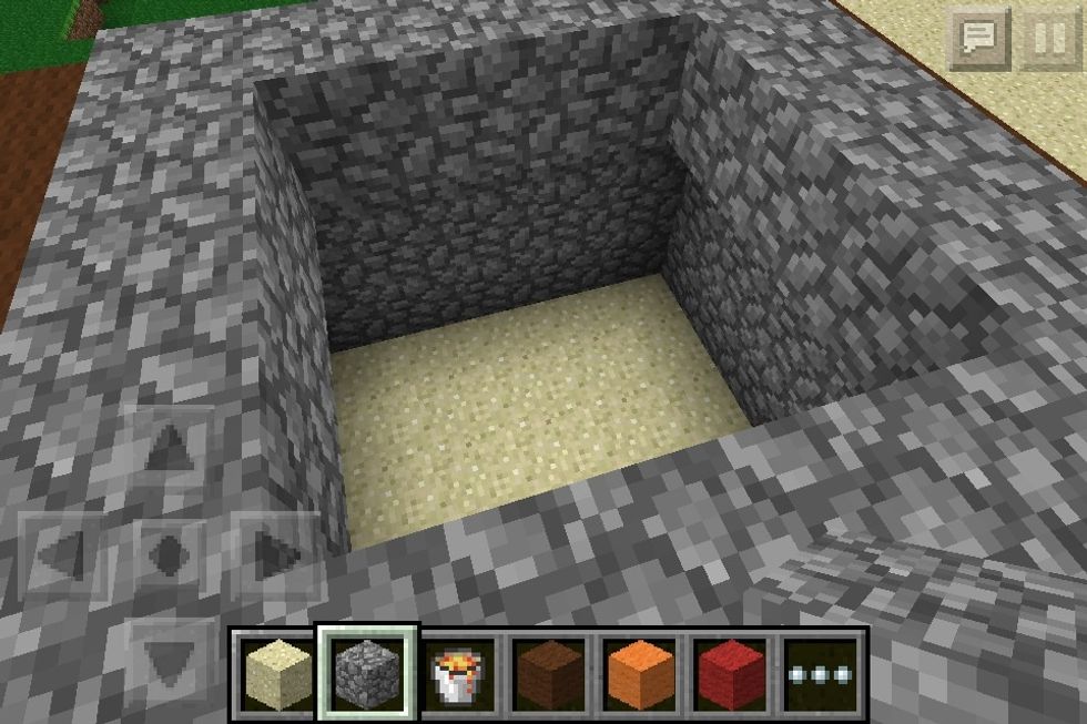 To know your done layering you should be able to fill in the square with exactly nine blocks