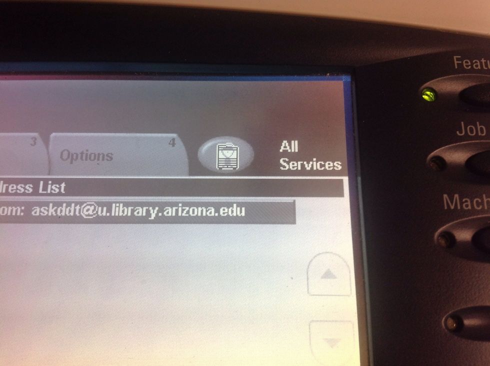 To log off, select All Services...