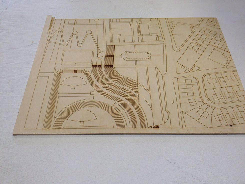 To make a mark, create a blue line 0.0001cm. It must be 0,0,255 in RGB.