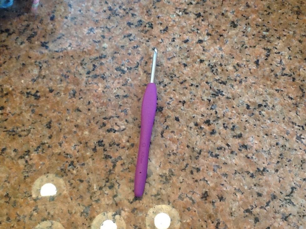 To make a necklace you will need a crochet hook