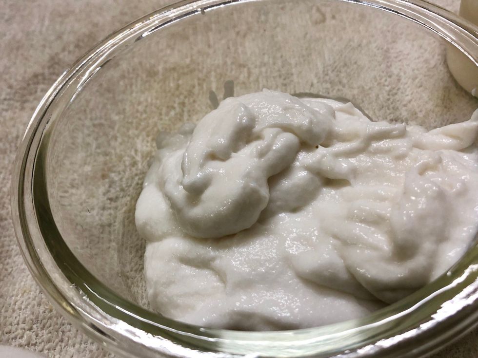 To make a whip.. take 100 ml cold water in that dissolve the thawed whip ingredients and freeze it for 15 min.