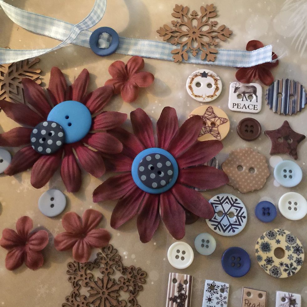 To make embellishments, make your selection from the Ephemera Pack,