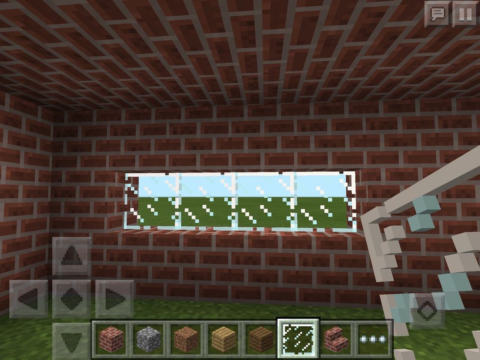 To make it even brighter, add some windows. I used four, but you can add as many as you like.