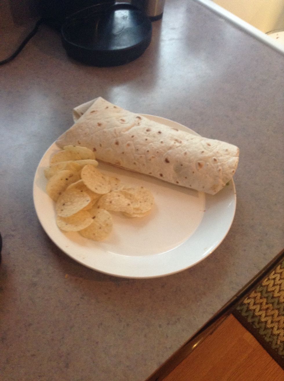 To make more of a meal you can add chips or some fruit