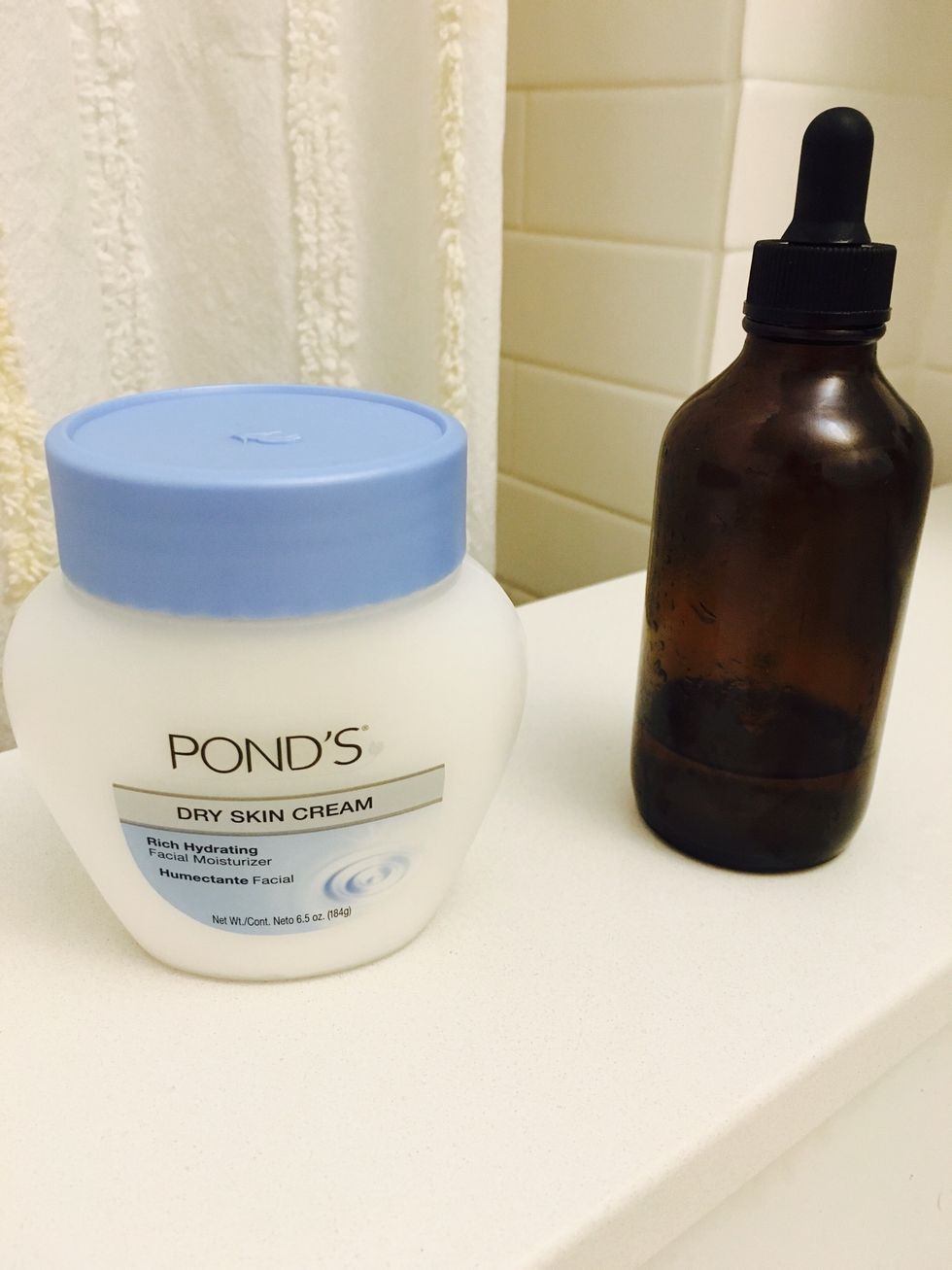 To make this serum daytime friendly, I mix half/half with my moisturizer. Note: this is a small batch of serum as Vitamin C deteriorates fast, so I recommend making a fresh batch every week.