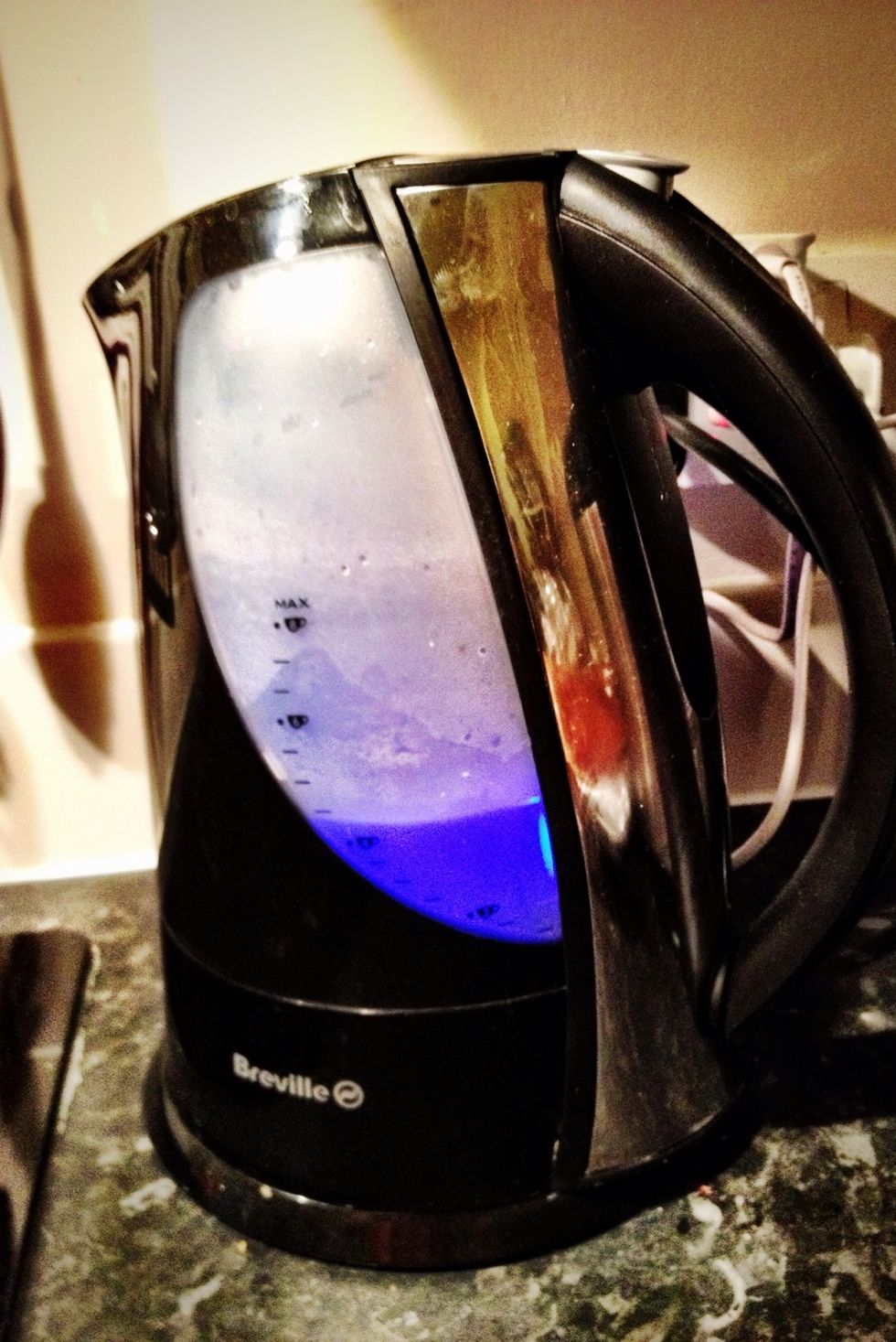 To make yourself a brand new kettle! Just add 1 cup water and 1 cup vinegar (although I personally prefer to add 2 cups vinegar for extra oomph)