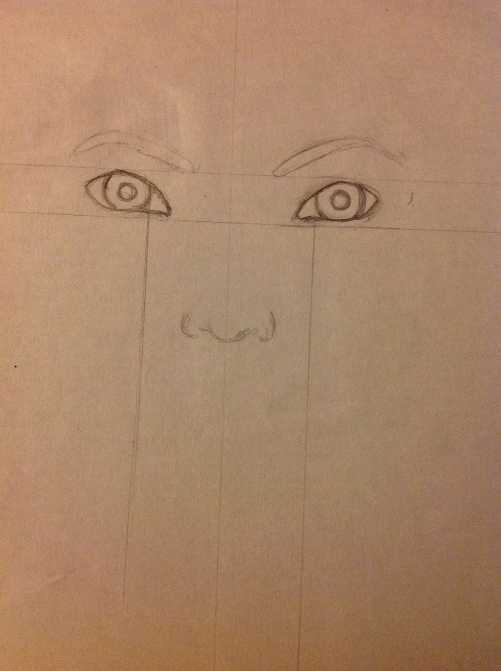 To measure the width of our smile we use as a reference the outer edge of the pupil (the edge that look to the inside of the face)