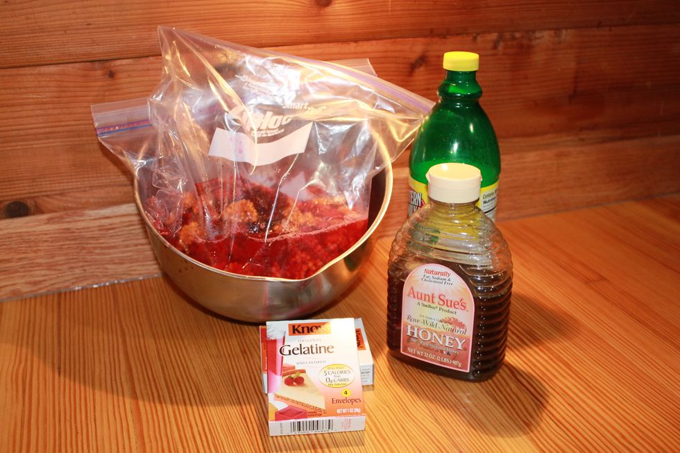 To modify these gummies add more or less honey and lemon juice or use a different type of berry.