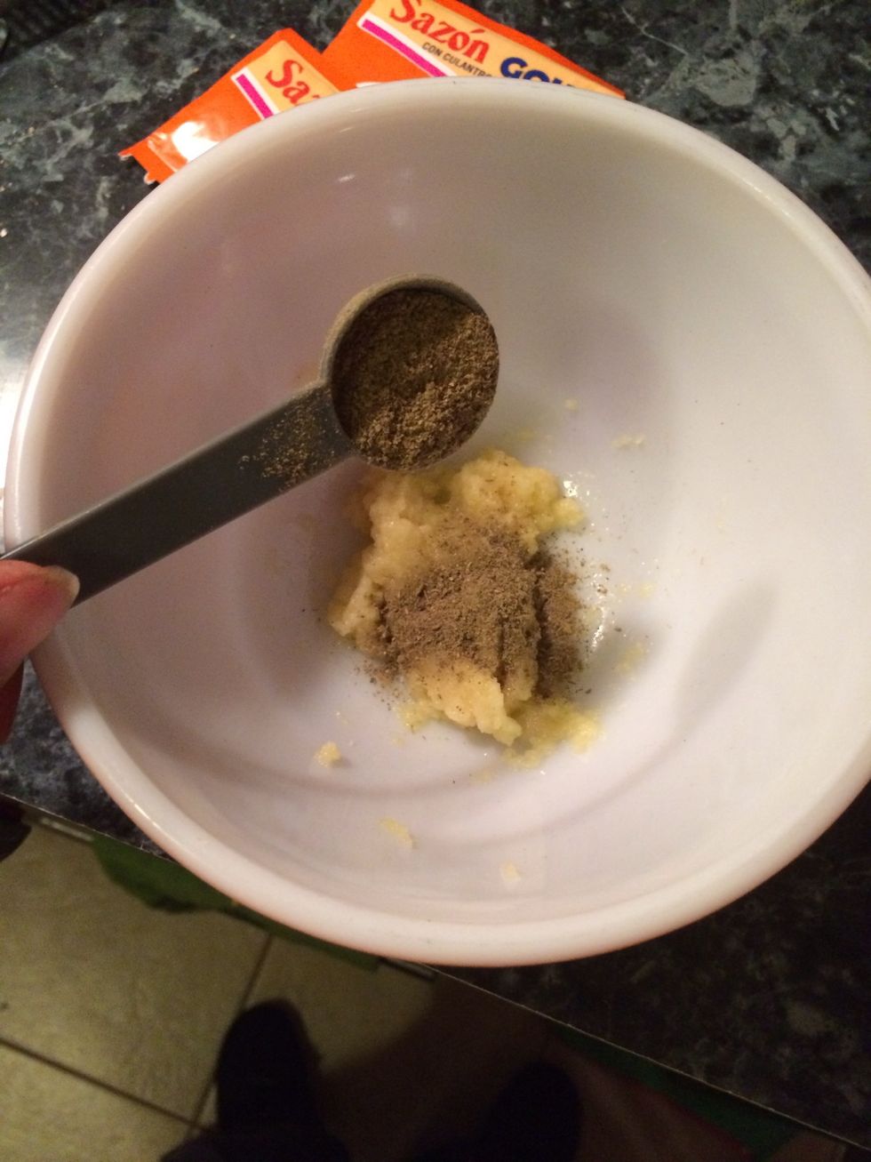 To my garlic i will add the oregano