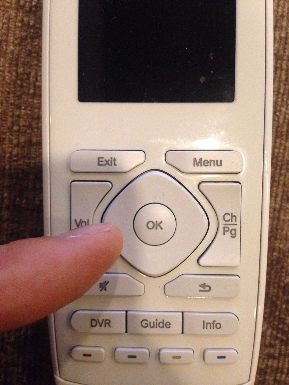 (To navigate use these buttons in the centre)
