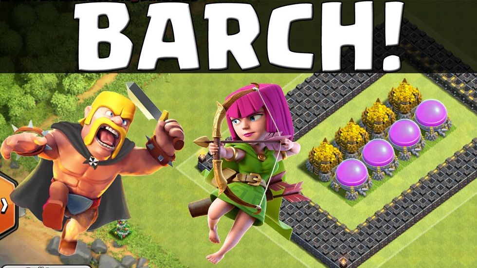 To raid, put the barbarians in a line next to the most defences. Then, follow in with a line of archers for backup and cleanup. If done this, you should win.