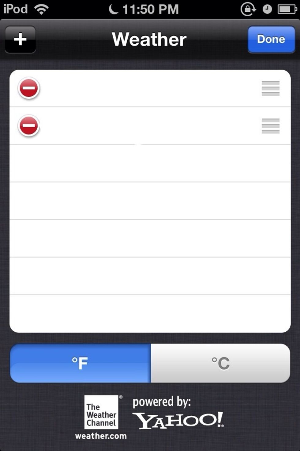 To remedy this, press the little "i" in the bottom right corner of the previous screen, then delete the city that has the glitch. No, this is not a glitch, just photo editing.