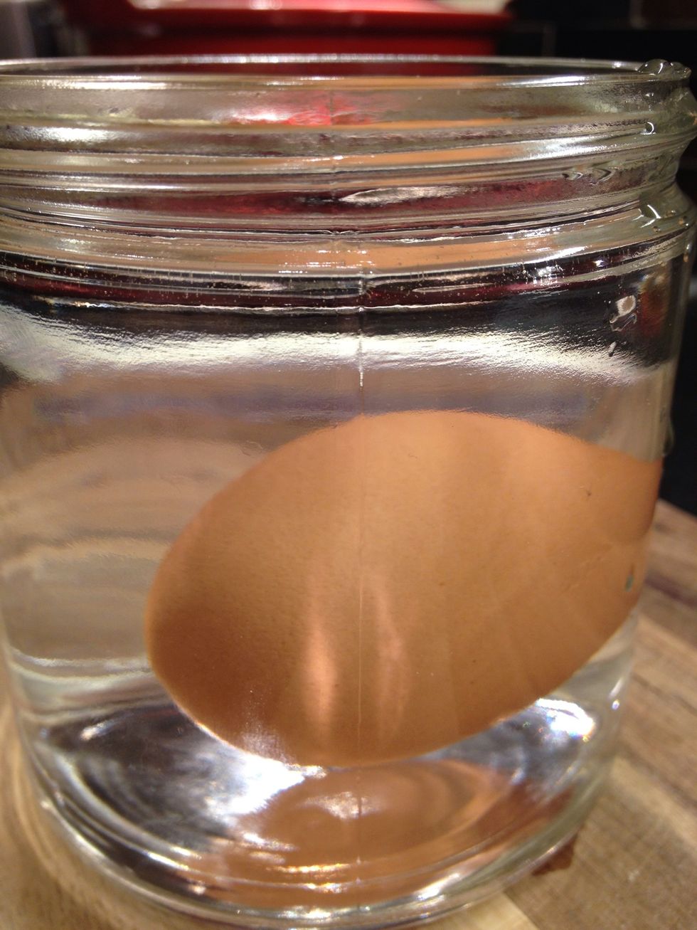 To see if the egg is good just put it in water. If it floats, means that has air pockets inside, is no bueno.