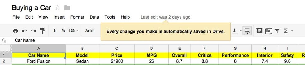 To see who changed what, click the "Last edit was..." Link at top.