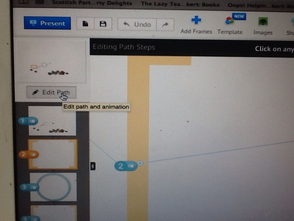 To set the order, click 'Edit Path'.