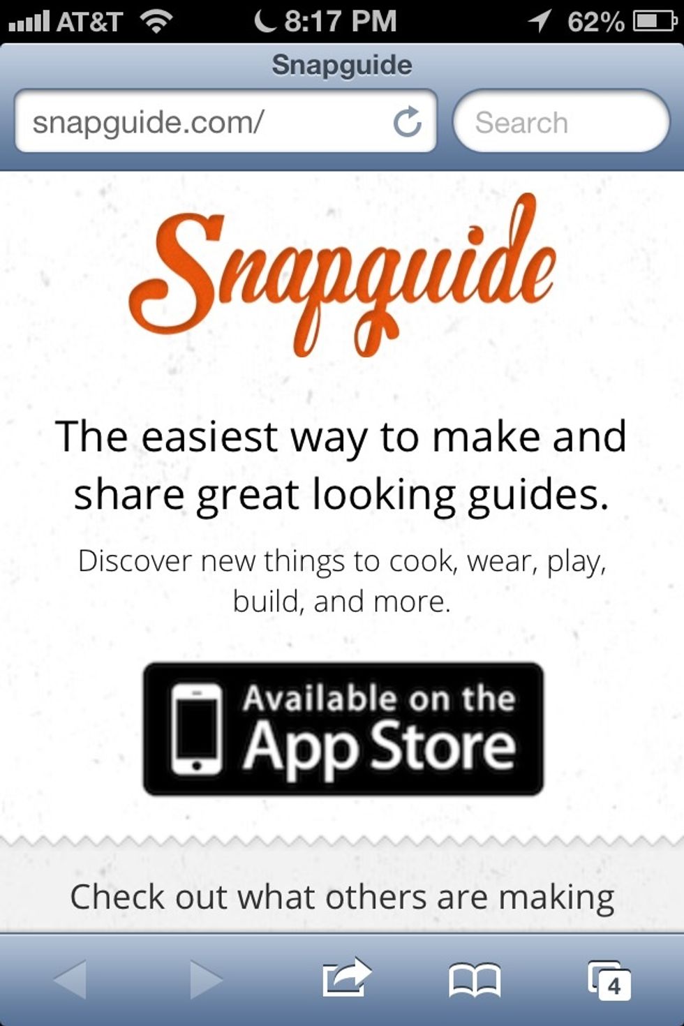 To set this up you have to create a bookmark of a page. Any web page will do. Just open any site in your safari browser. Then tap the send icon below (arrow in square).