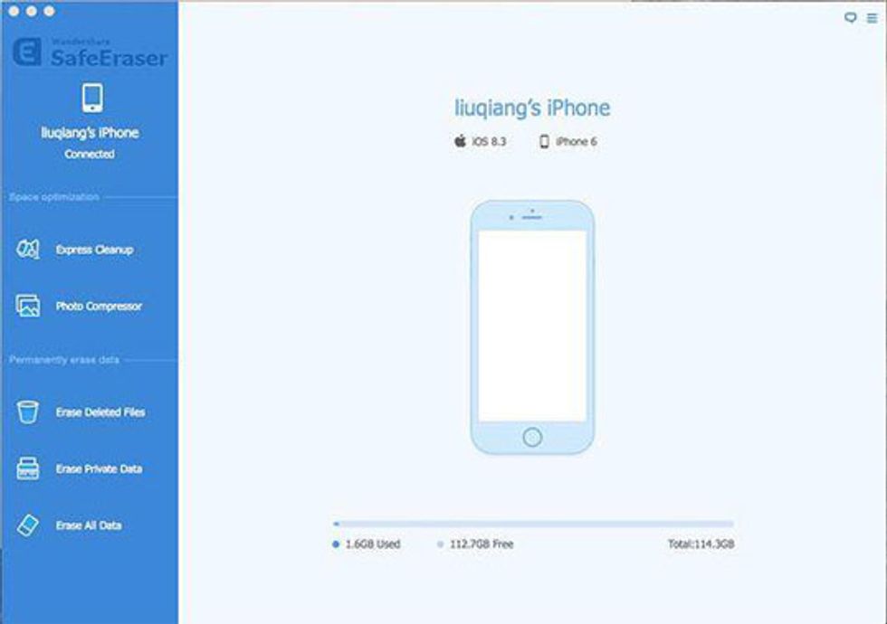 To start with, open the installed software on the computer and then connect your iPhone to the computer. You will then see the below interface. Choose the right mode as you wanted to continue.