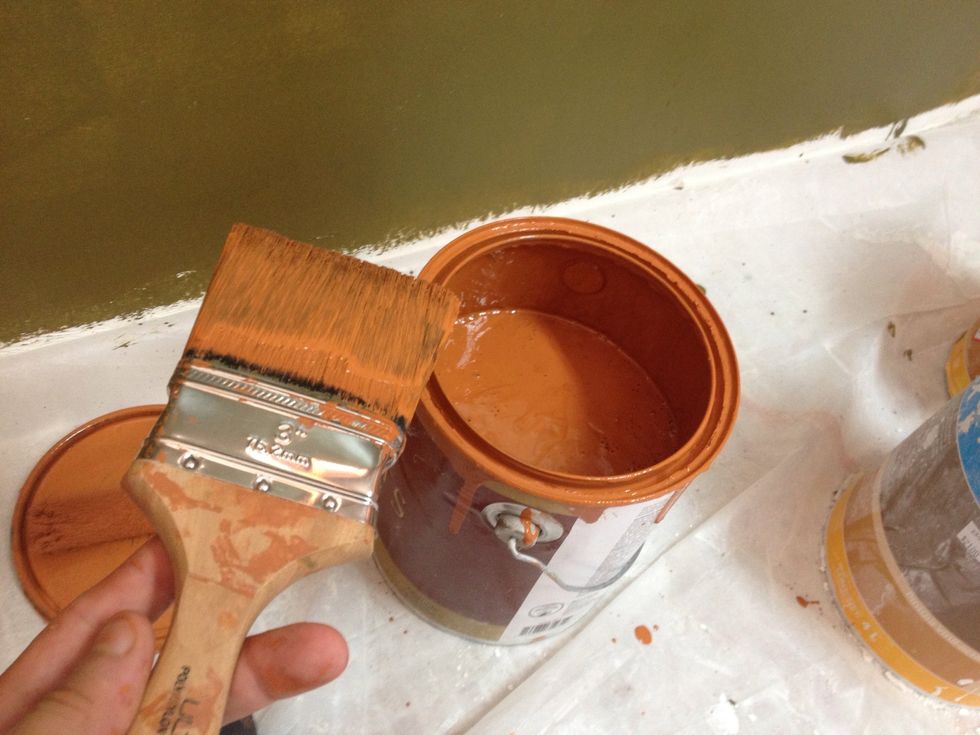 To store the brush or rollers for later you can either clean them or try this little trick...