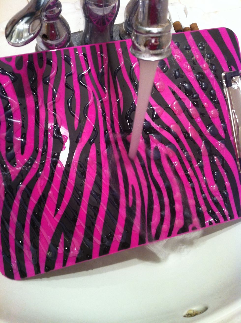 To use first you need to get water on it.