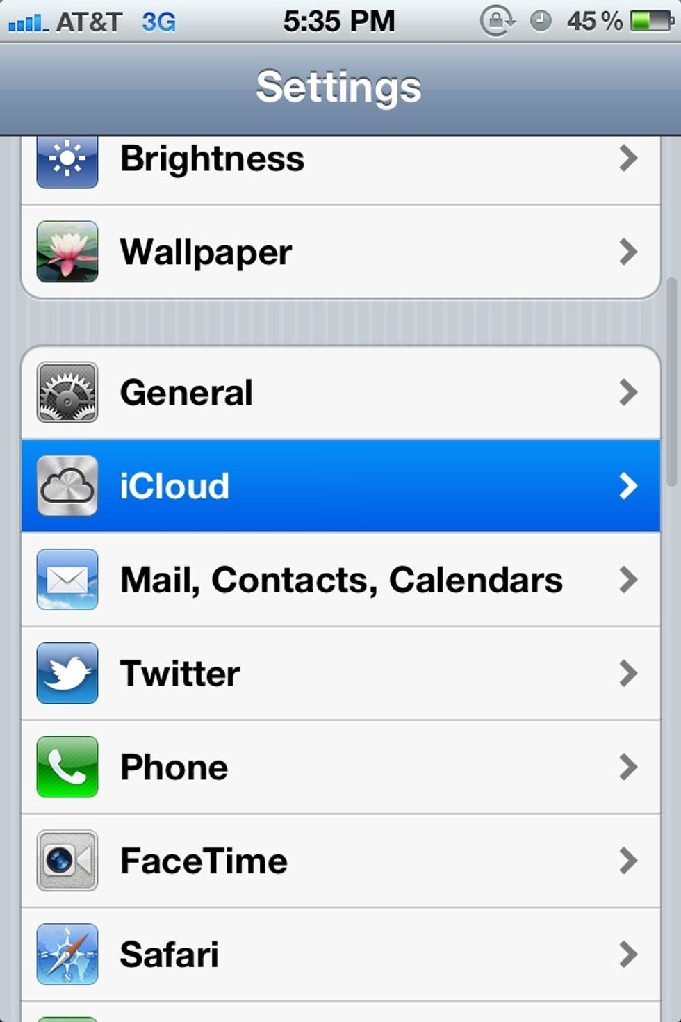 To use the FIND MY IPHONE feature, you will need to setup iCloud. You can do this by going to SETTINGS>iCloud and signing in with your AppleID.