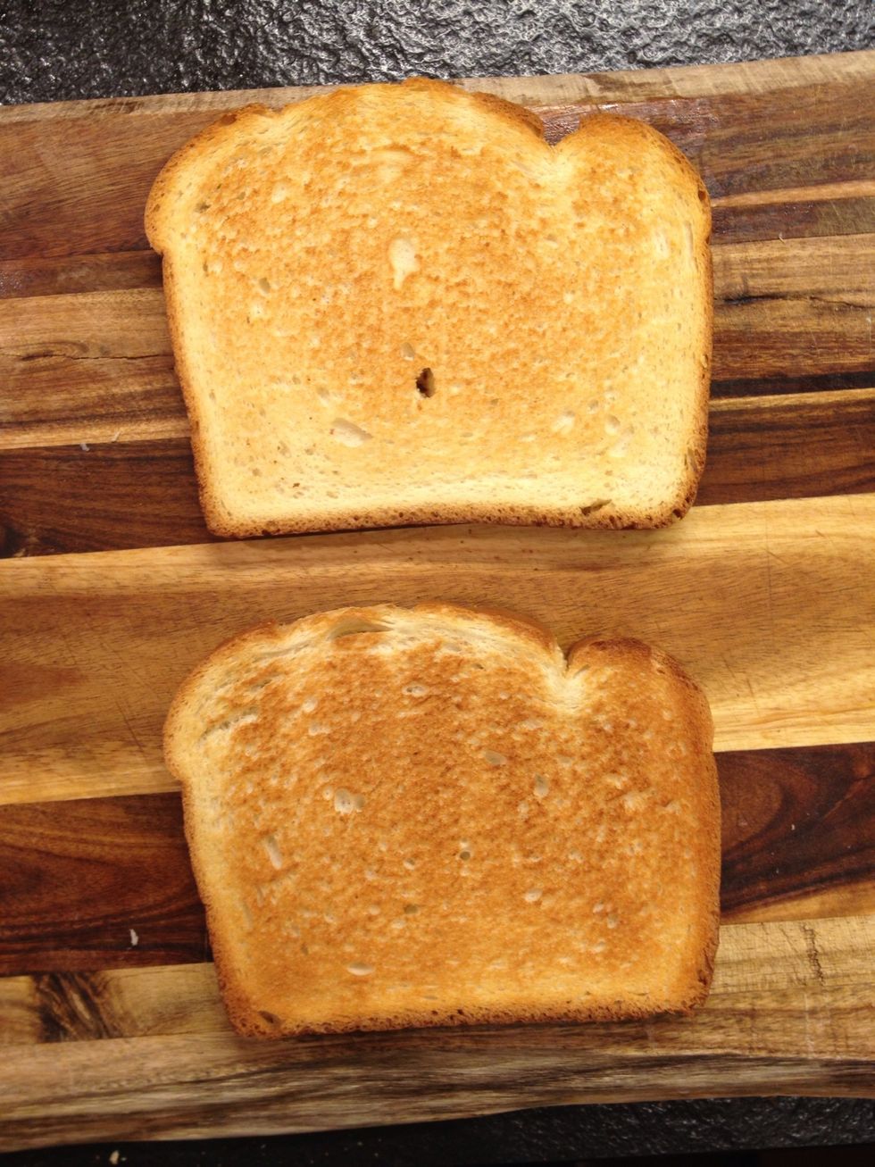 Toast the bread.