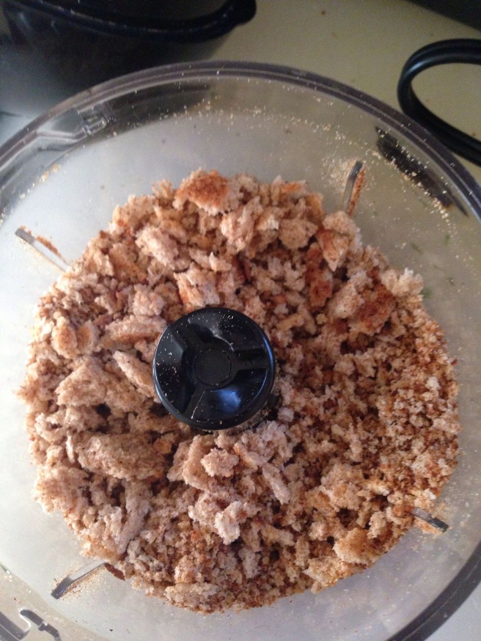 Toast them on high then leave to cool, they become even harder; blend them and add to the mixture