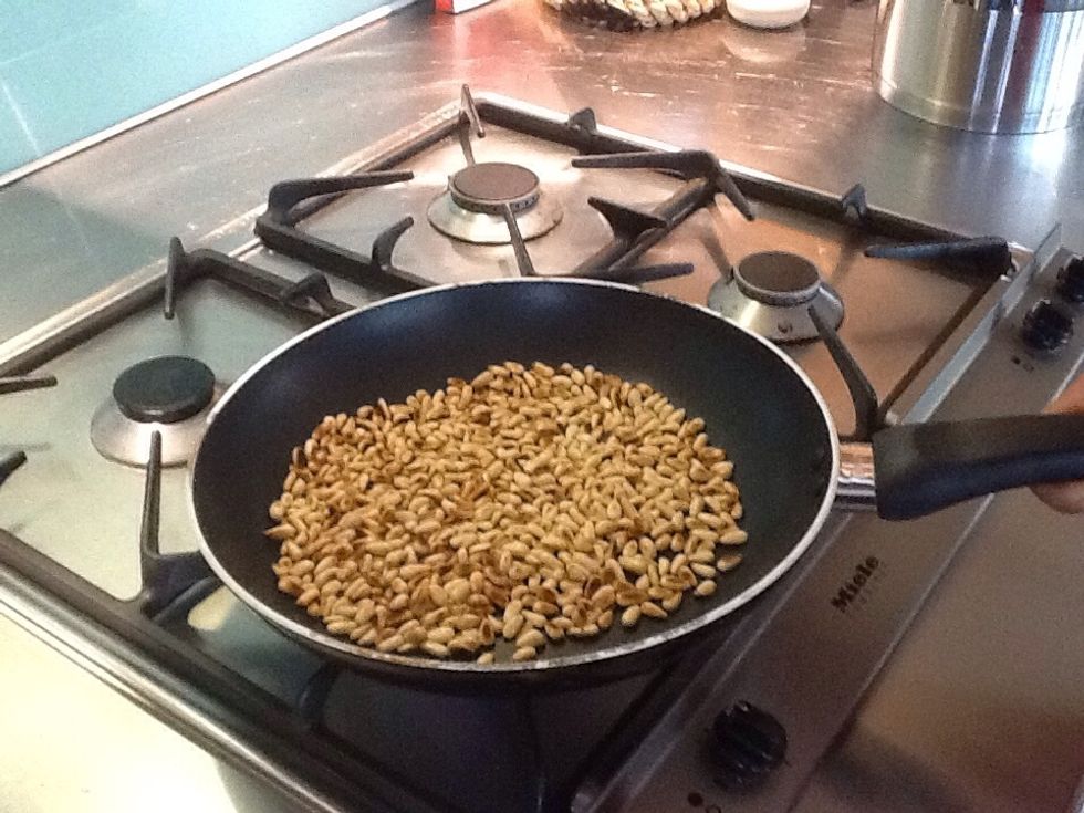 Toast until golden brown