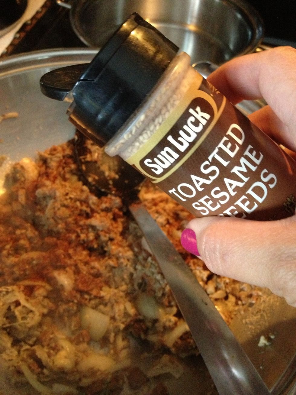 Toasted Sesame seeds.