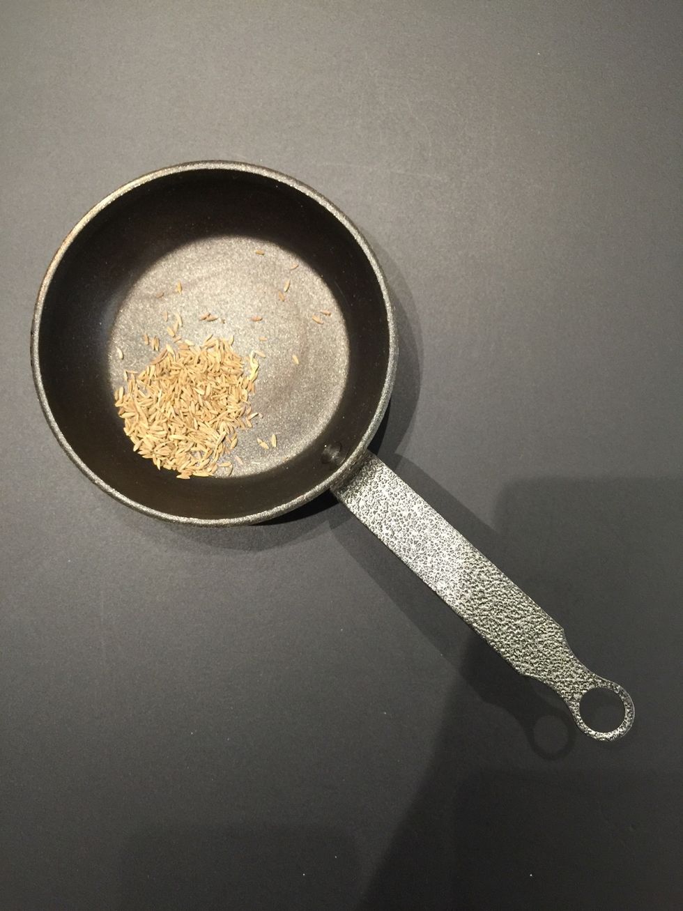 Toasting the cumin seeds will enhance their flavor and they become crunchy
