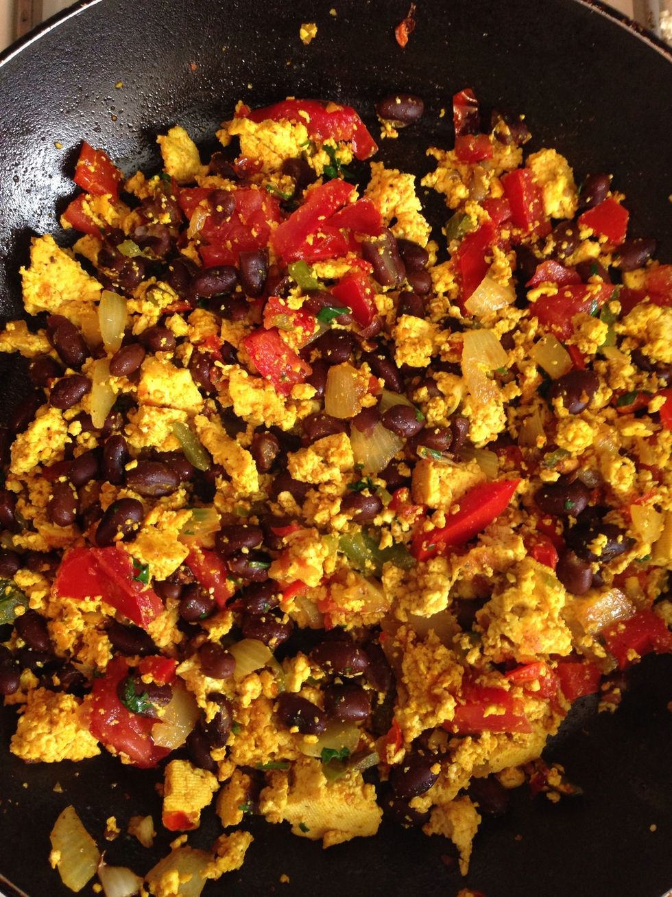 Tofu Scramble Complete\u2714 Set aside\ud83d\udc4d