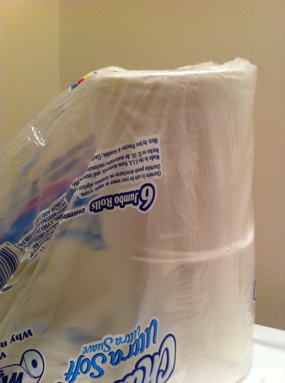 Toilet paper, toiletries, and, ahem, "feminine hygiene products". I think you get the drift. If not: PADS. TAMPONS. Now stop blushing and move on to the next step.