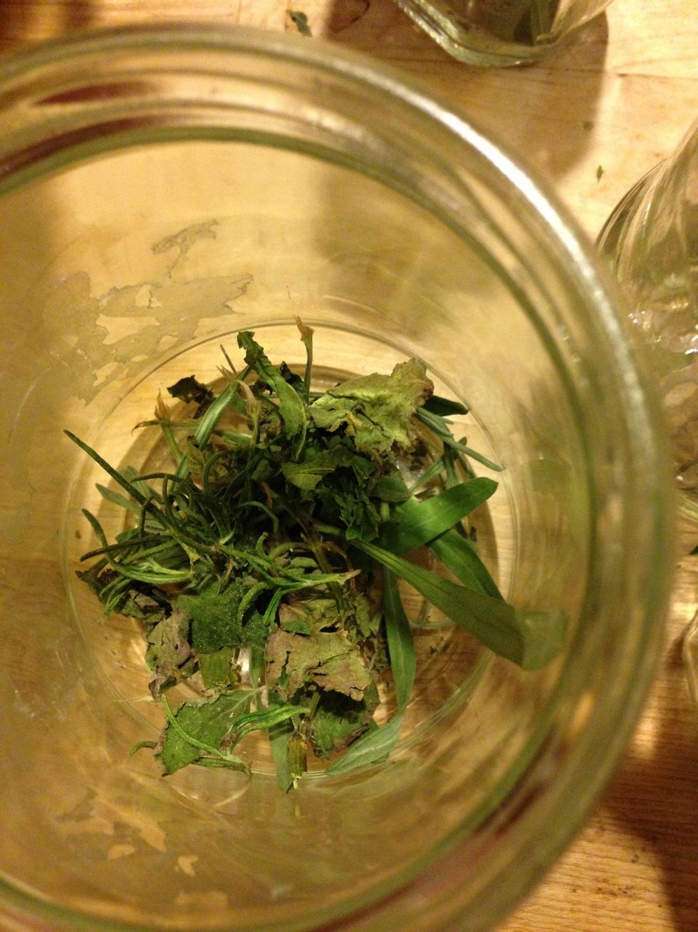 Tonight's mix: lavender, patchouli, lemon verbena and rosemary.