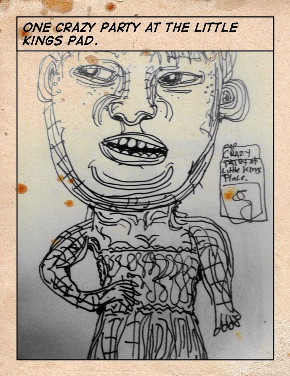 Too much booze for Rita last night.