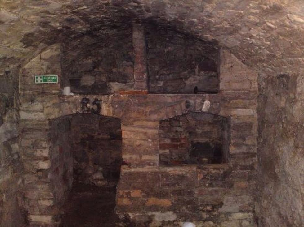 Took us to the vaults under the city :)