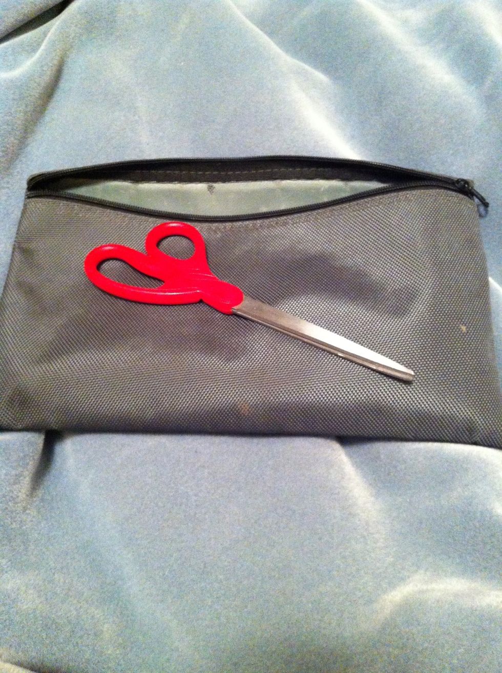 Tool pouch and scissors
