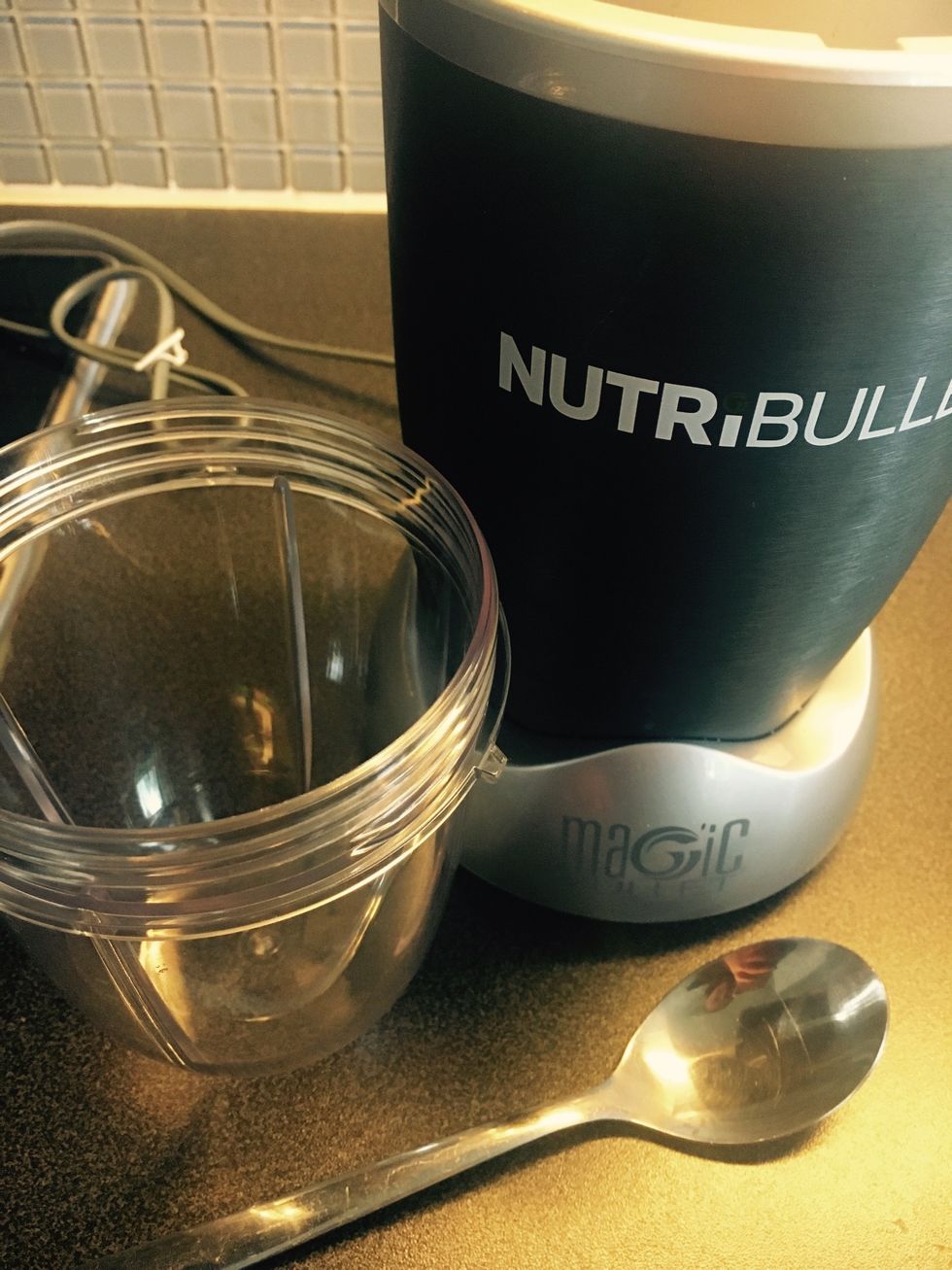 Tools: blender, tablespoon