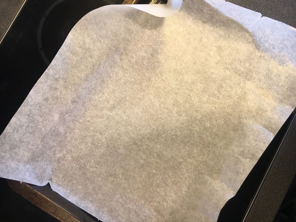 Tools cont.: baking tray & baking paper