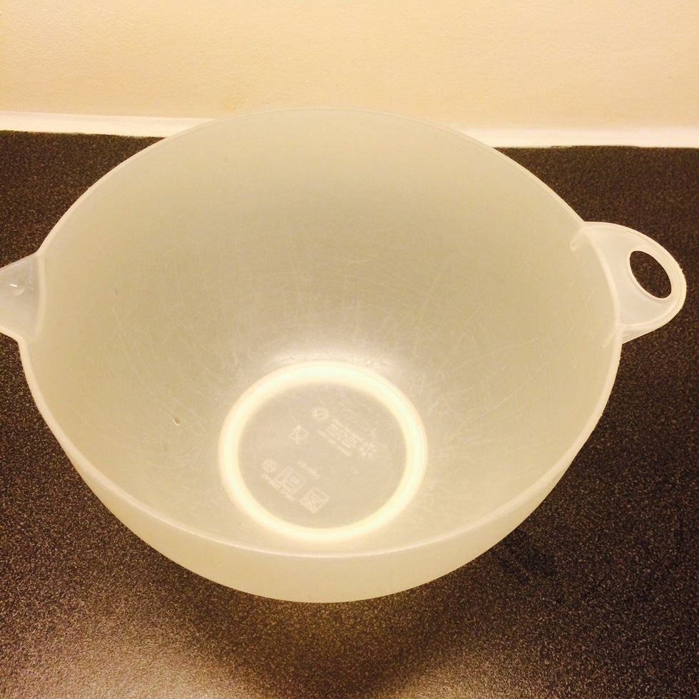 Tools continued: bowl for wet Ingredients