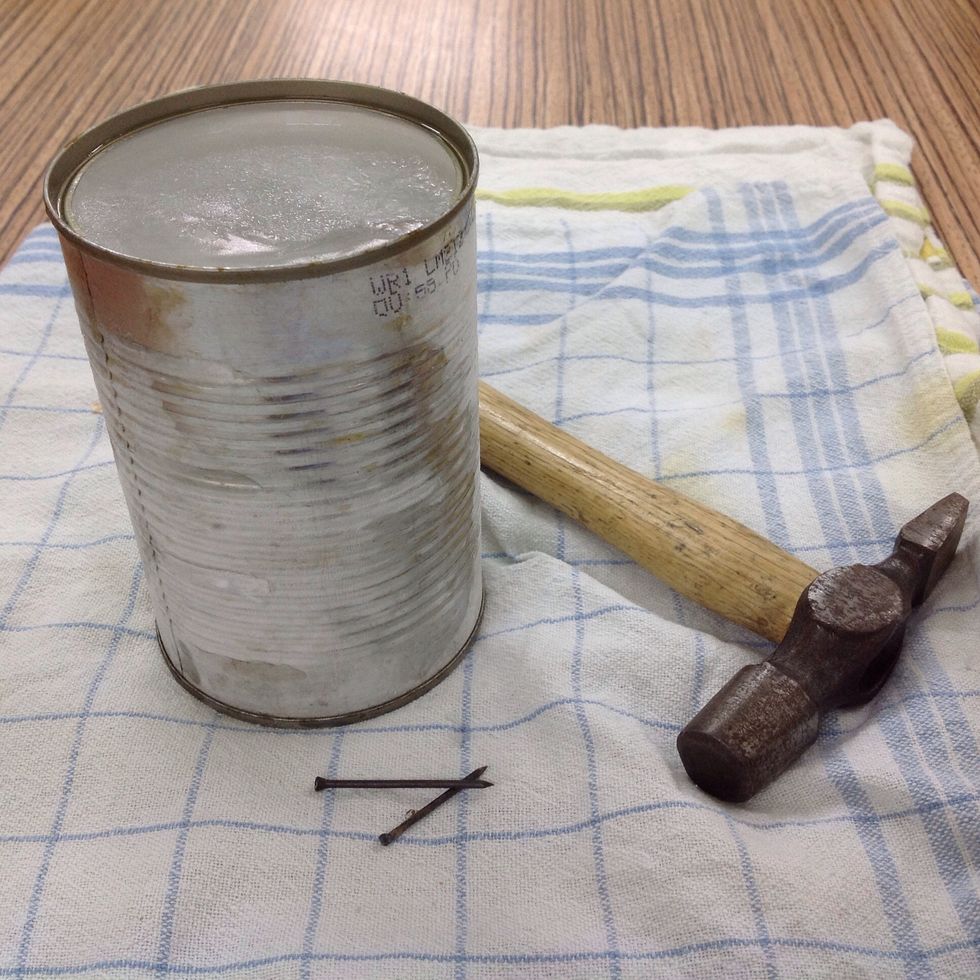 Tools needed for making the holes.