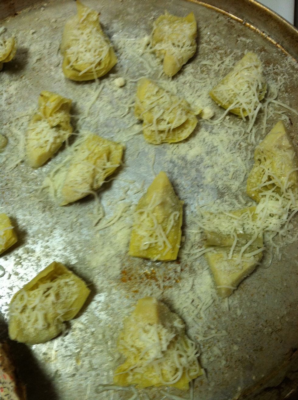 Top and put back in oven for 5 min or until cheese melted and golden